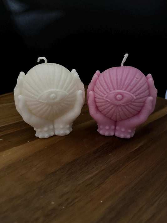 Evil Eye Figurine Candle