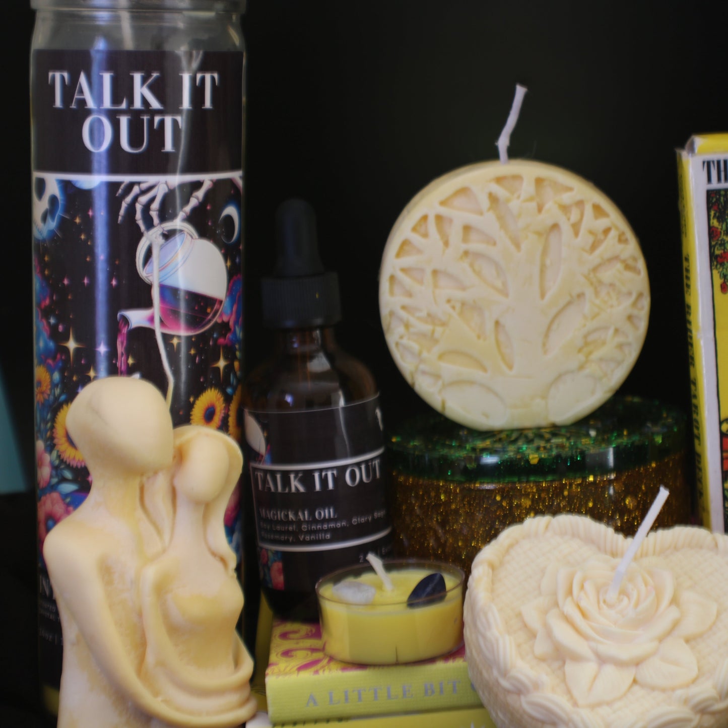 Talk It Out Intention candle