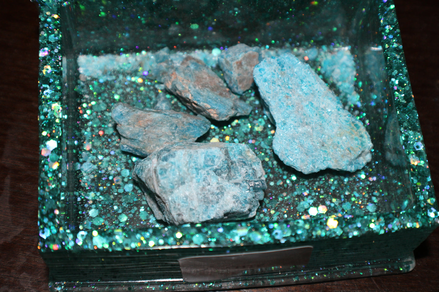 Blue Apatite - Rough
