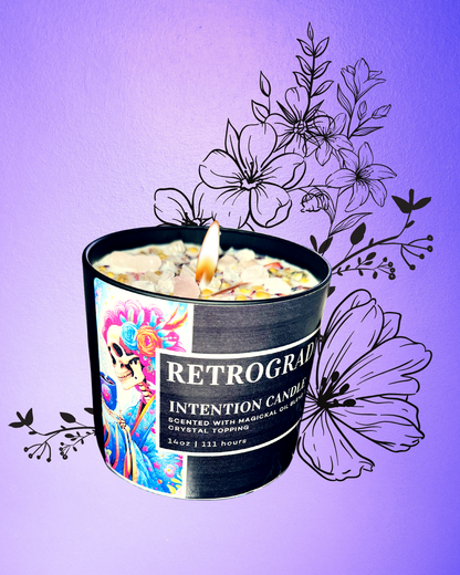 Retrograde Rinse Intention candle