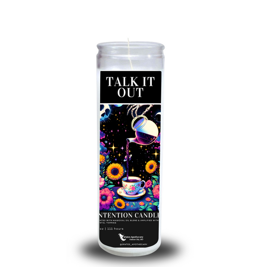 Talk It Out Intention candle