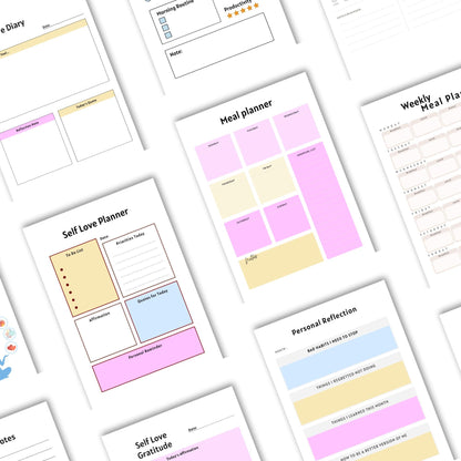 2025 Self-Care Planner: Mental Health & Daily Routine (Digital Download)