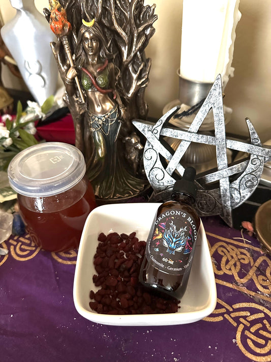 Dragon's Blood  Magickal Oil Blend | Handcrafted Magickal Oils | Witchcraft Supplies | Spell Anointing Oils | Spell Enhancer
